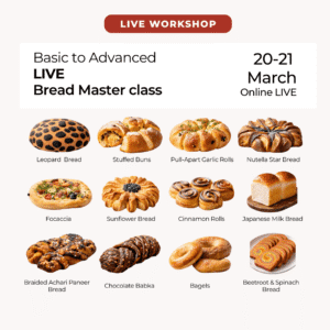 Bread 2.0 - Basic to Advance: Bread Mastery (2 Days Online LIVE Course)